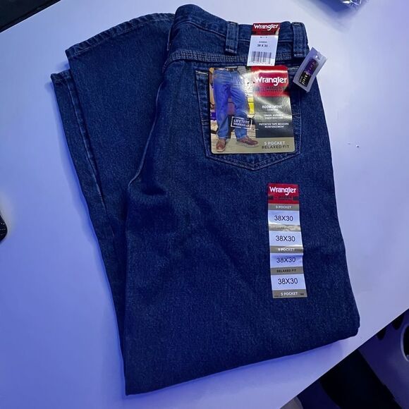 Wrangler Riggs Workwear Lifetime warranty 5 pockets Relaxed Fit 38x30. - Picture 7 of 12